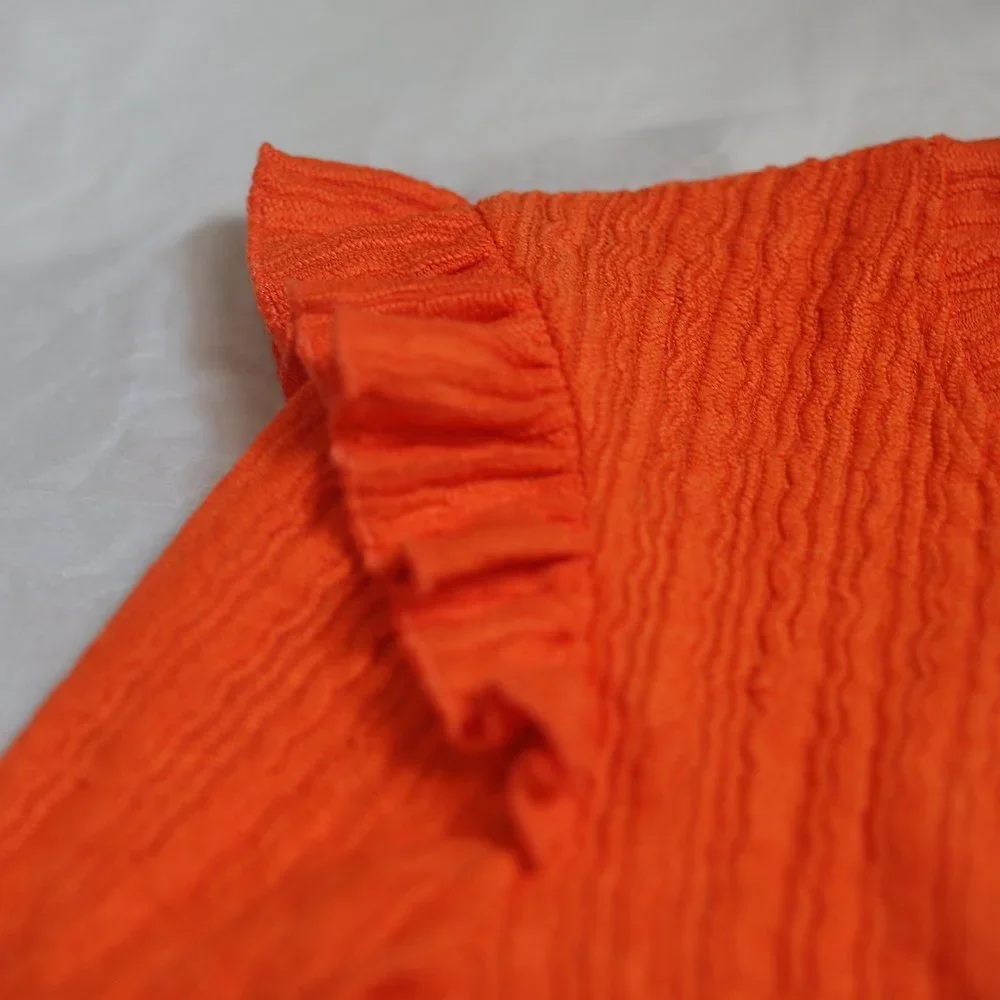 NWT Ruffled Cardigan. - Picture 7 of 9